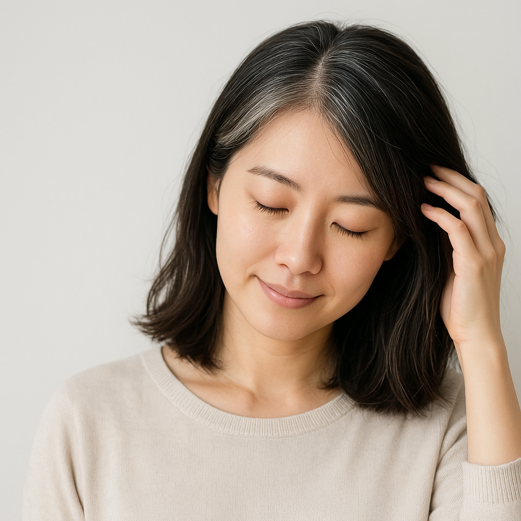 若白髪の原因とやさしい対策｜染めないで目立たせにくくする習慣とケア方法